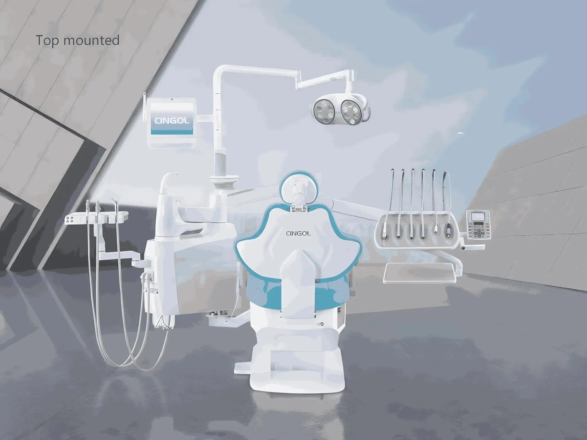 Series X5 Top Mounted Dental Chair - Dental Chair